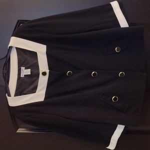 Deane & White Jacket w/Gold and Cream Accent Trim and Buttons